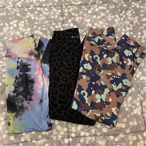 3 pair balance athletica/vitality leggings